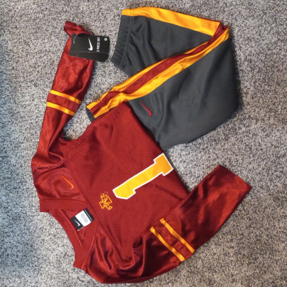 4T Iowa State Cyclones jersey and pant 2pc set NWT